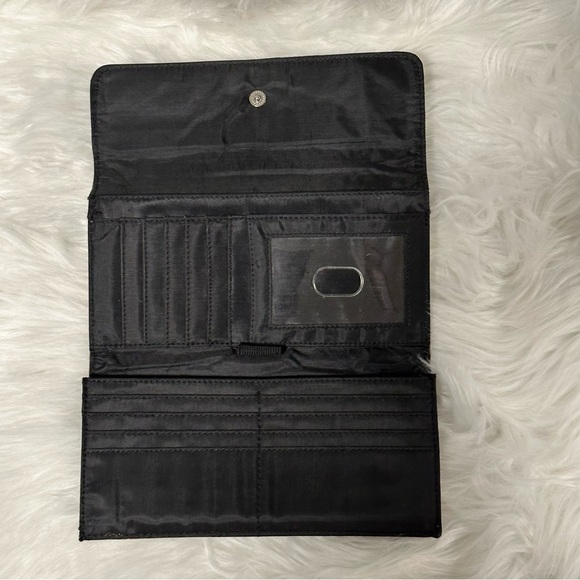 Longaberger Earth-tone Yellow Floral Wallet - Picture 7 of 11